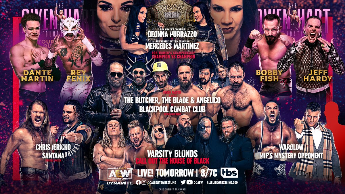 AEW Dynamite live results: ROH Women’s title match