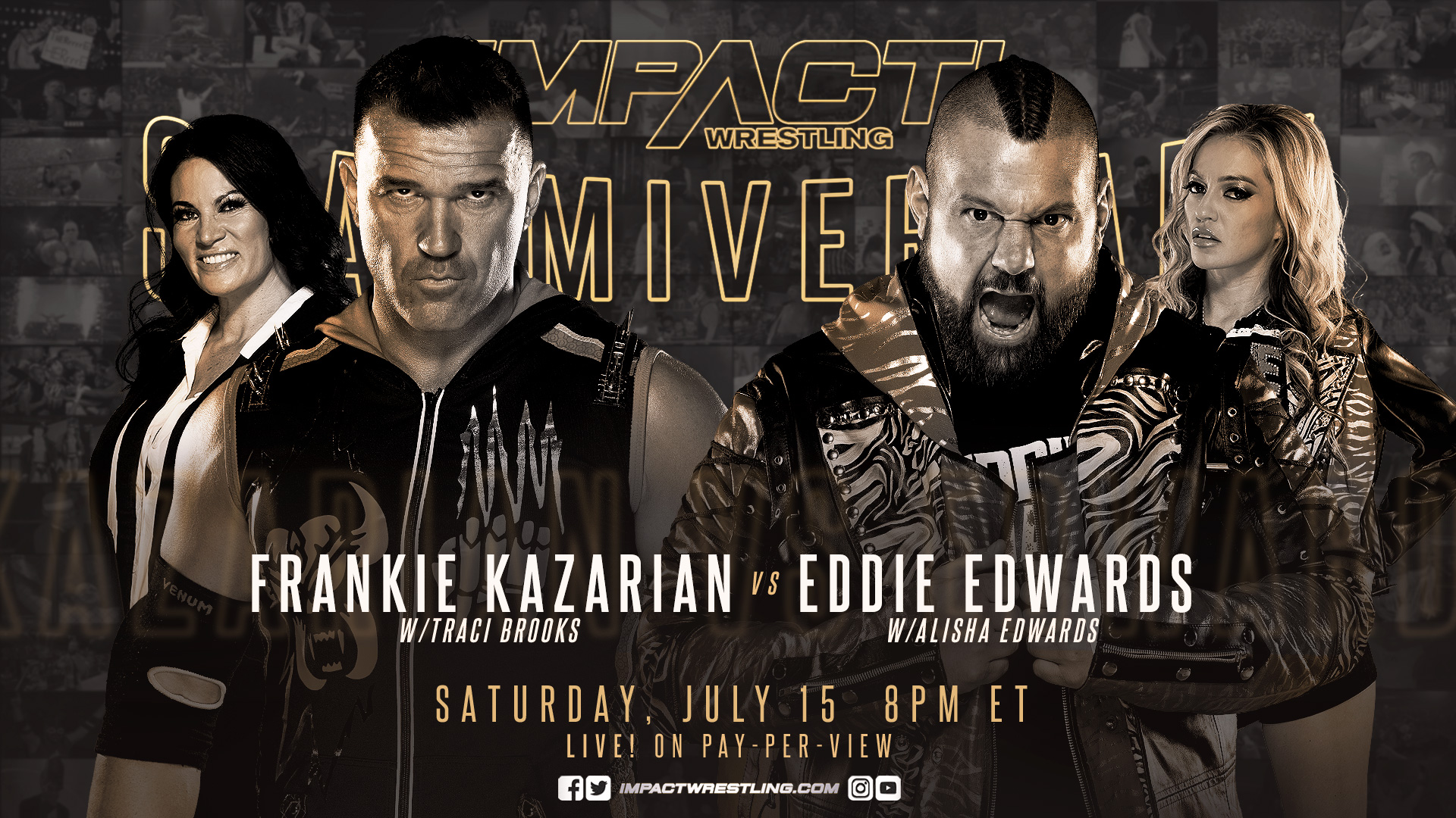 Frankie Kazarian vs. Eddie Edwards III set for Impact Slammiversary