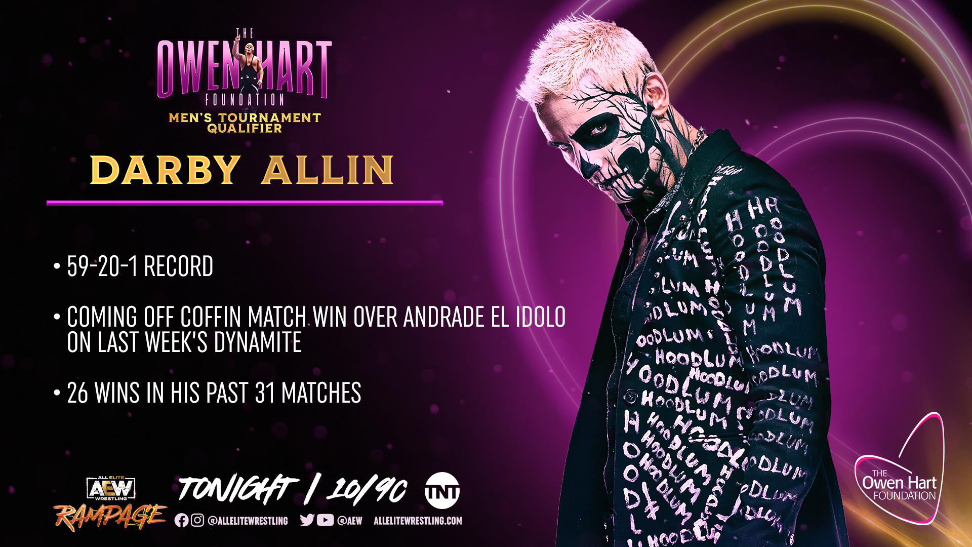 Darby Allin qualifies for AEW Owen Hart Foundation Men’s Tournament