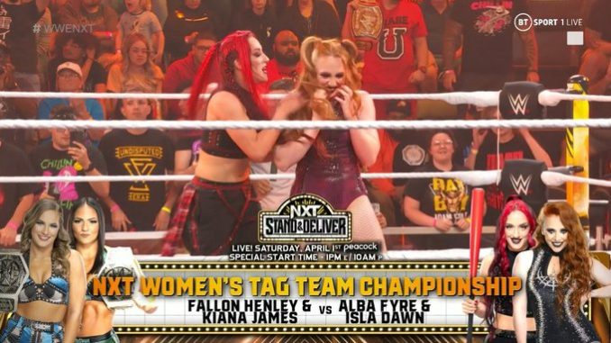 Women’s Tag Team title match added to WWE NXT Stand & Deliver
