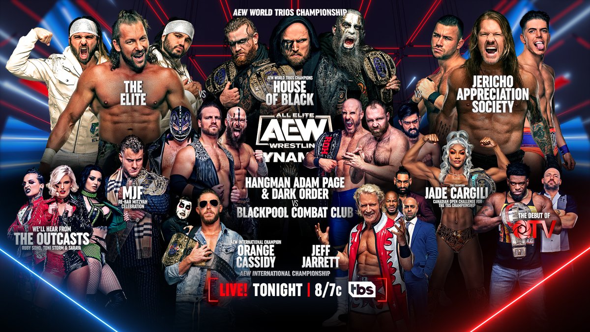 AEW Dynamite live results: Trios title match