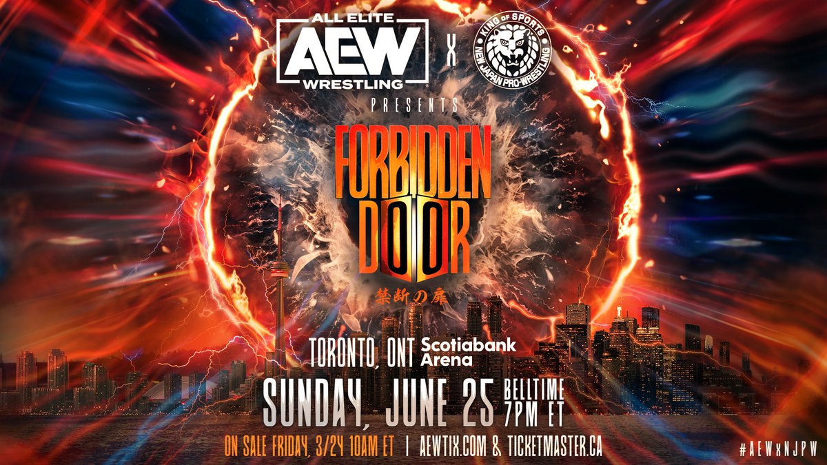 AEW announces Forbidden Door II as part of summer Canadian tour