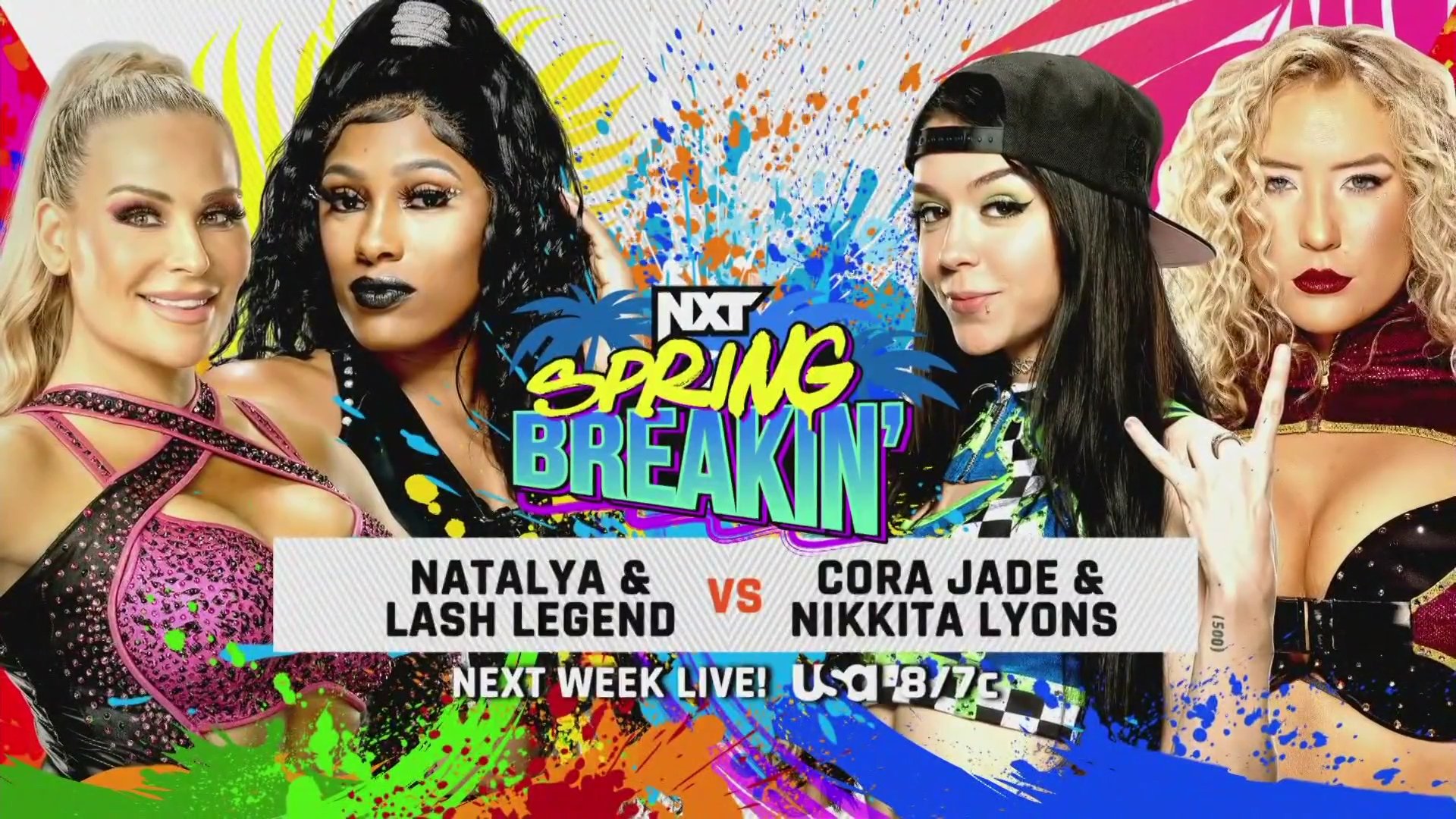 Three matches added to WWE NXT Spring Breakin’