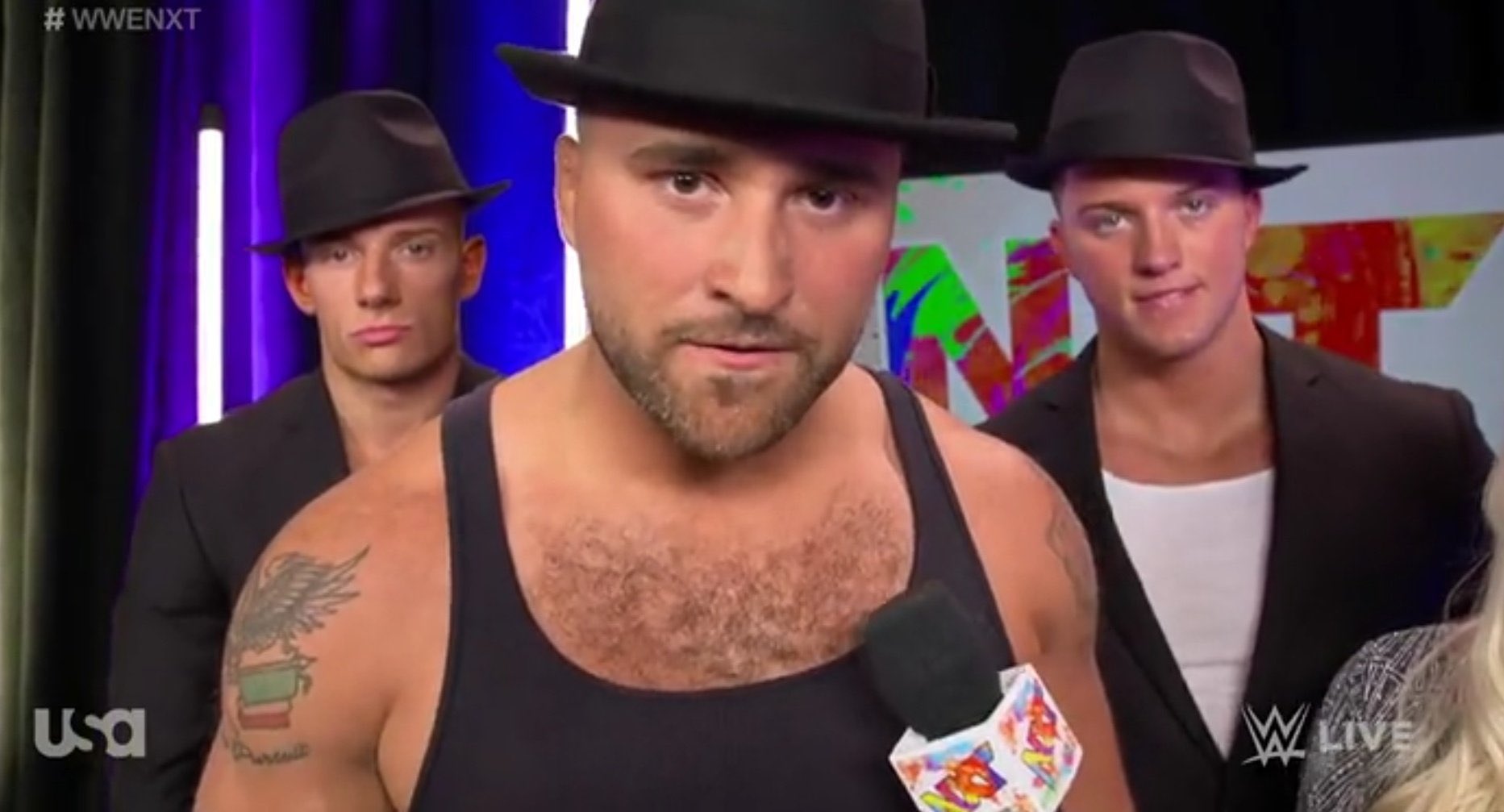 Tony D’Angelo introduces new associates on WWE NXT