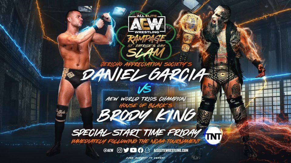 Brody King vs. Daniel Garcia announced for AEW Rampage