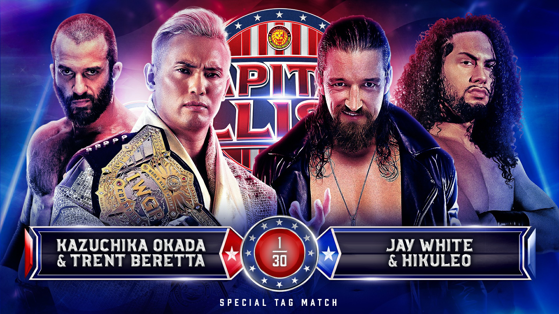 Kazuchika Okada, Jay White set for tag team match at NJPW Capital Collision