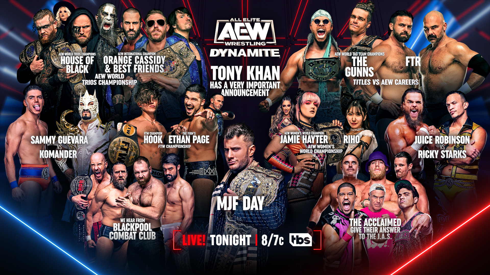 AEW Dynamite live results: Tony Khan’s ‘very important announcement’