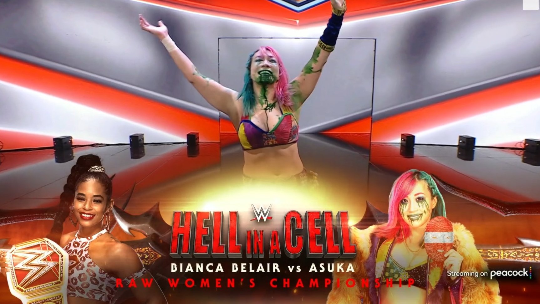 Bianca Belair vs. Asuka Raw Women’s title match set for WWE Hell in a Cell