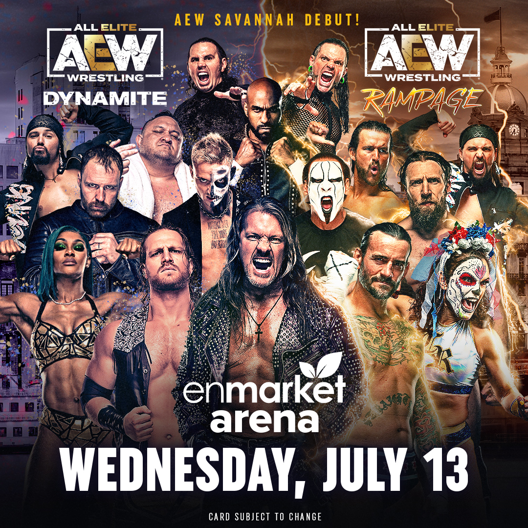 AEW to debut in Savannah, Georgia, on July 13