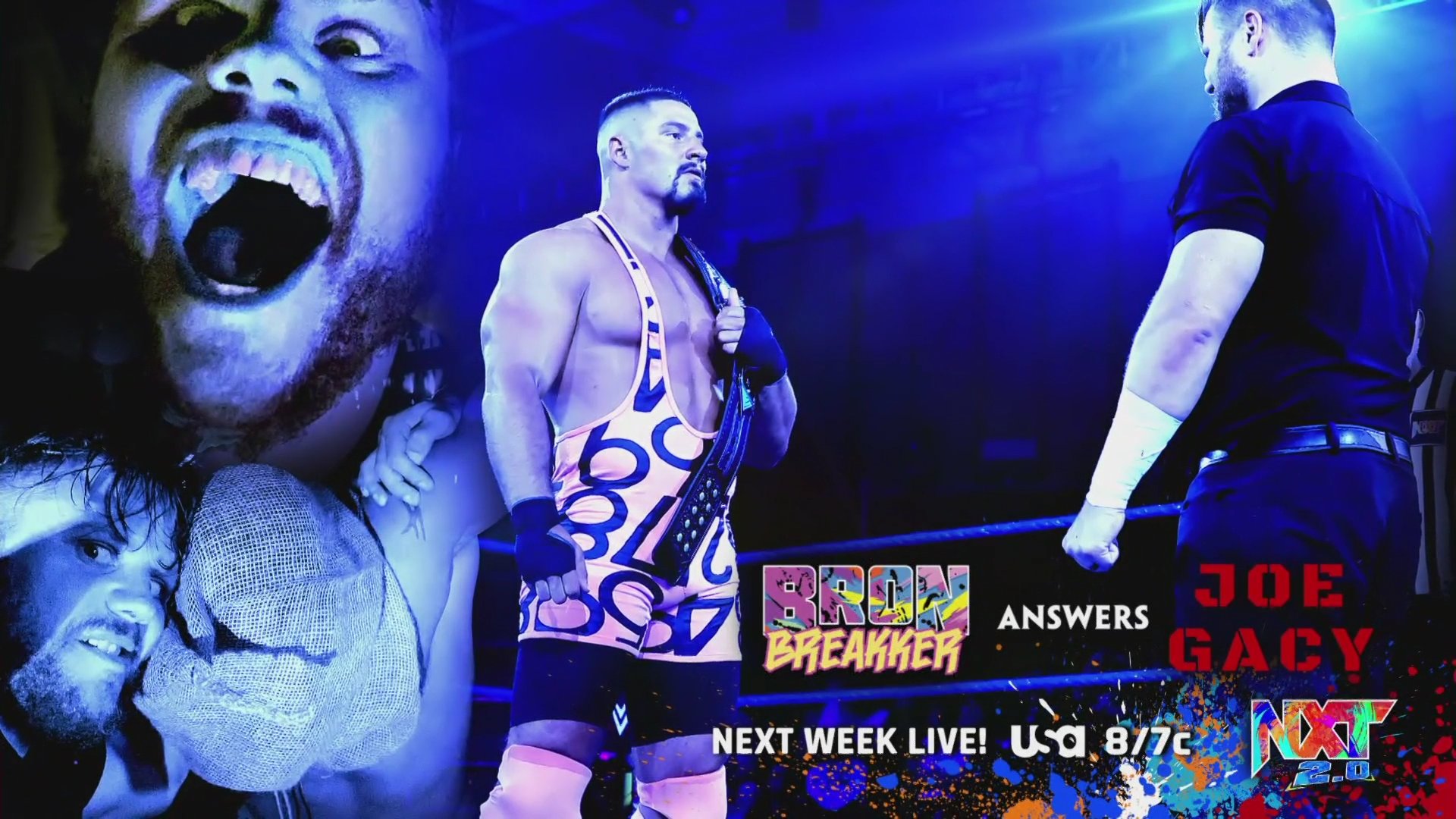 Bron Breakker-Joe Gacy segment, four matches set for next week’s WWE NXT
