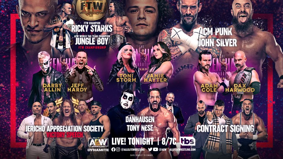AEW Dynamite live results: Owen Hart Foundation Tournaments begin