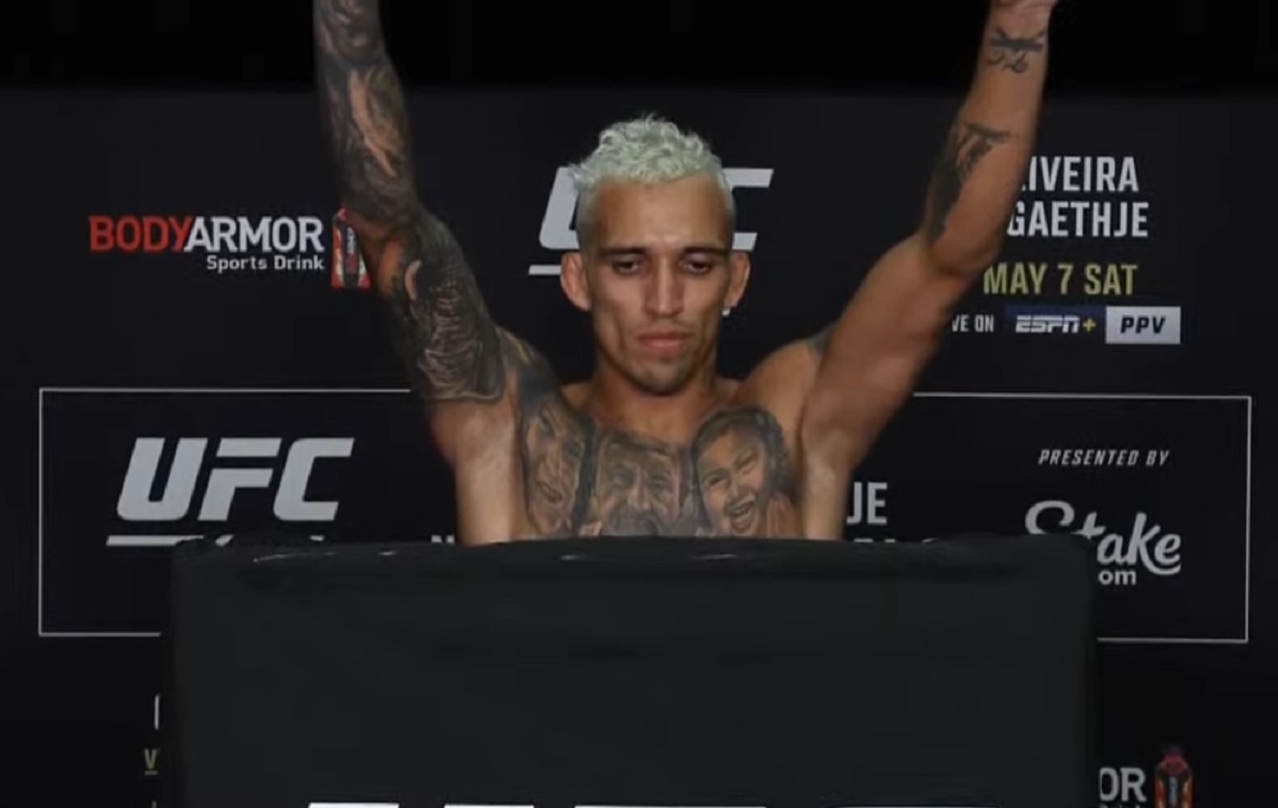 UFC strips Charles Oliveira of lightweight title due to UFC 274 weight miss