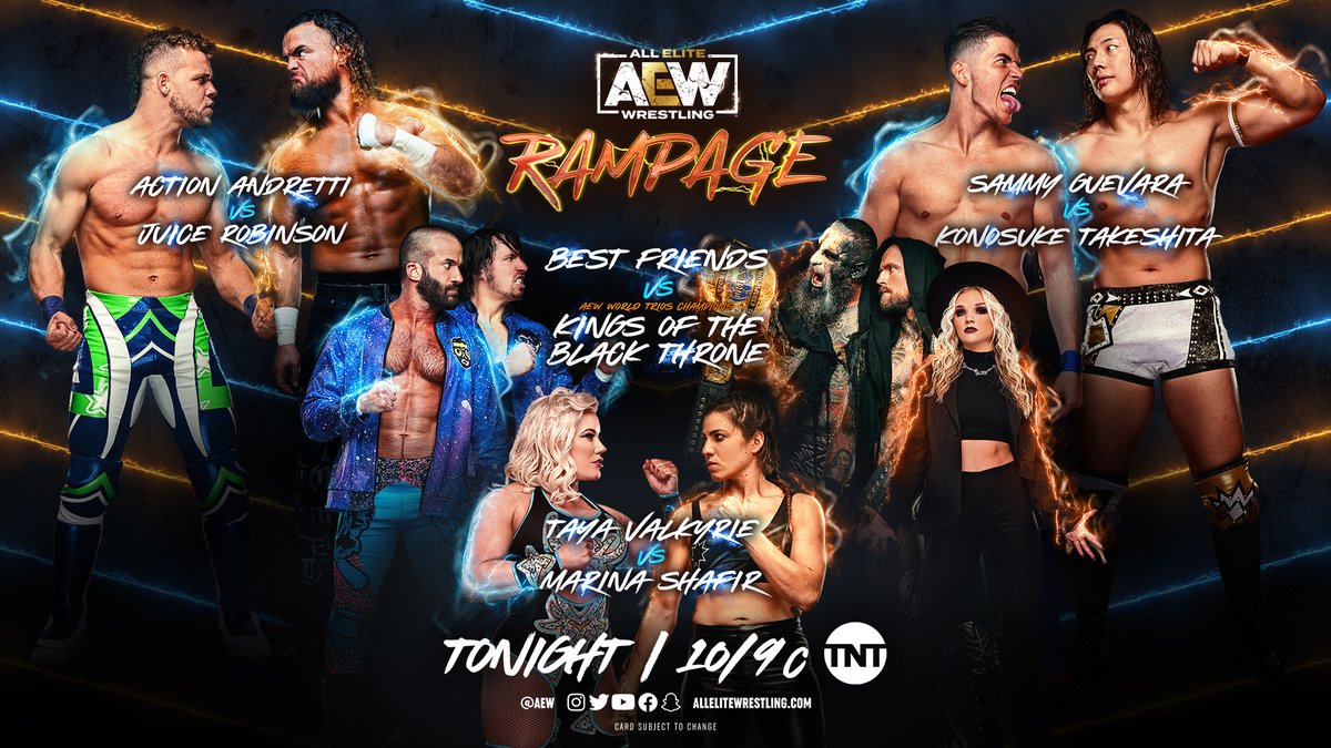 AEW Rampage live results: Sammy Guevara vs. Konosuke Takeshita