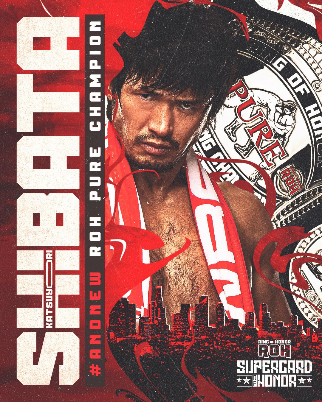 Katsuyori Shibata wins ROH Pure title at Supercard of Honor