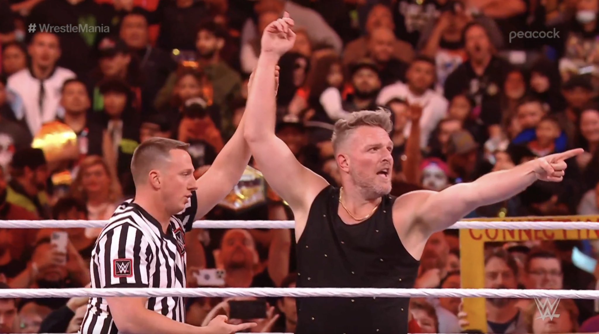 Pat McAfee returns at WWE WrestleMania 39, defeats The Miz
