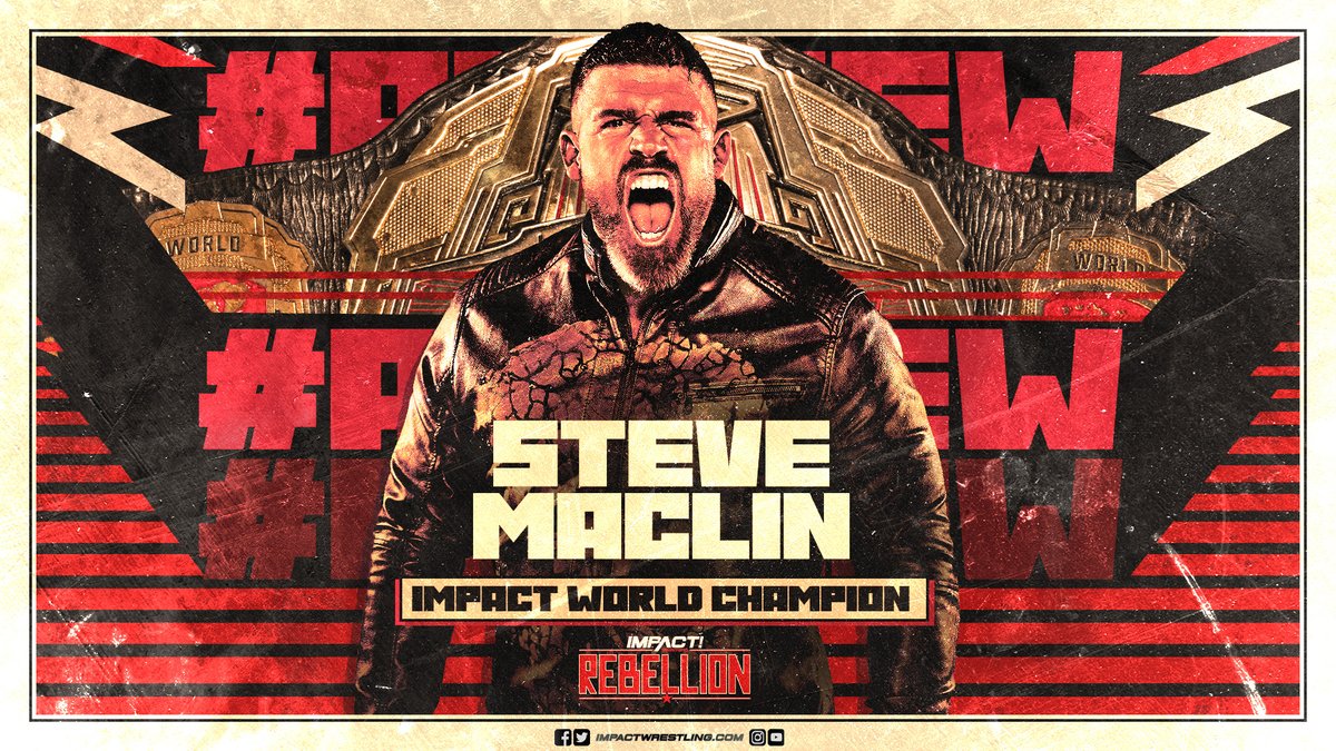 Steve Maclin wins Impact World title at Rebellion