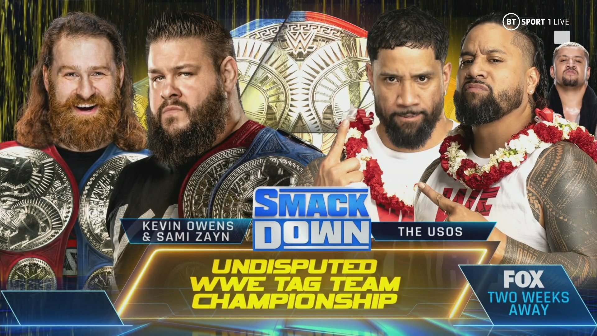 WWE announces date for Zayn & Owens vs. The Usos title rematch