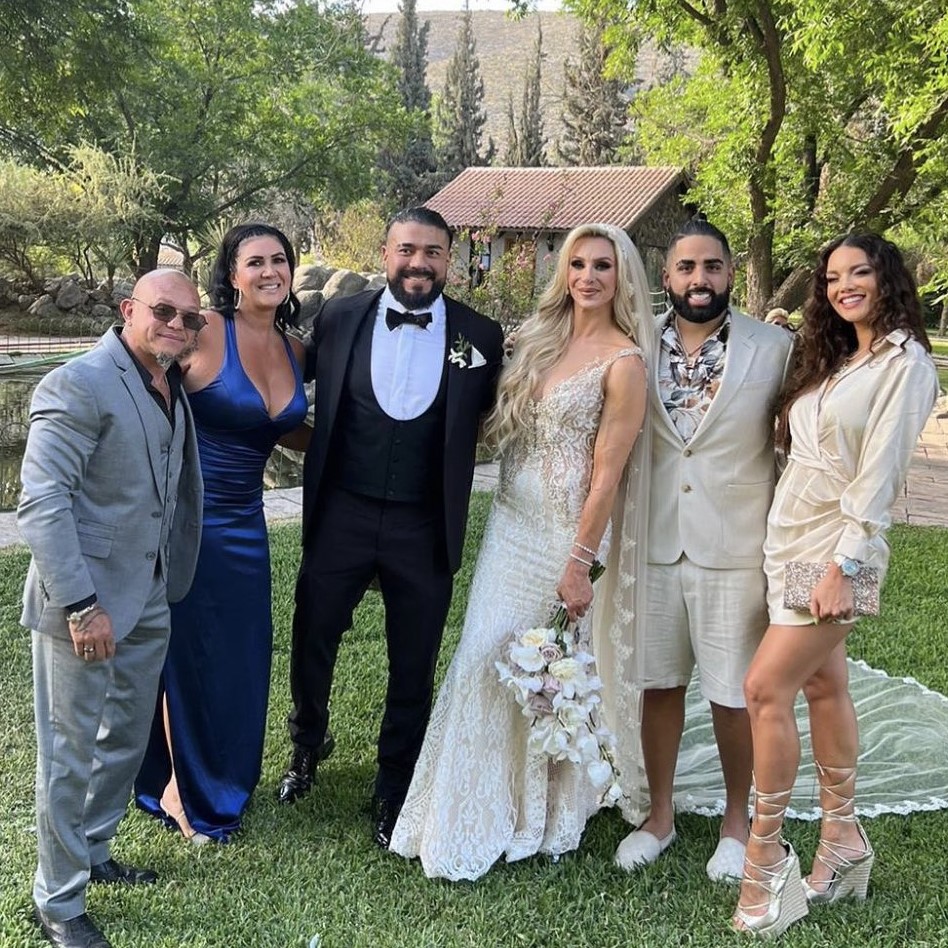 WWE’s Charlotte Flair, AEW’s Andrade El Idolo get married