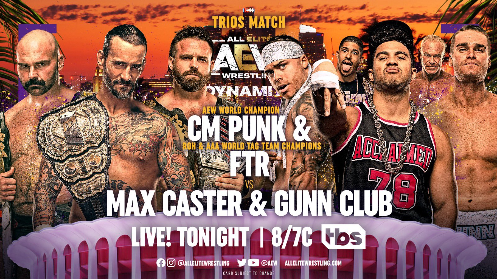 CM Punk to team with FTR in AEW Dynamite six-man tag match