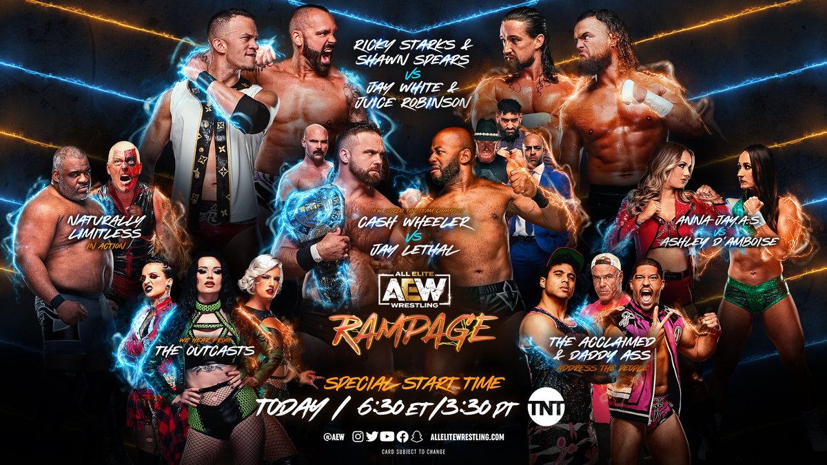 AEW Rampage live results: Bullet Club Gold vs. Ricky Starks & Shawn Spears