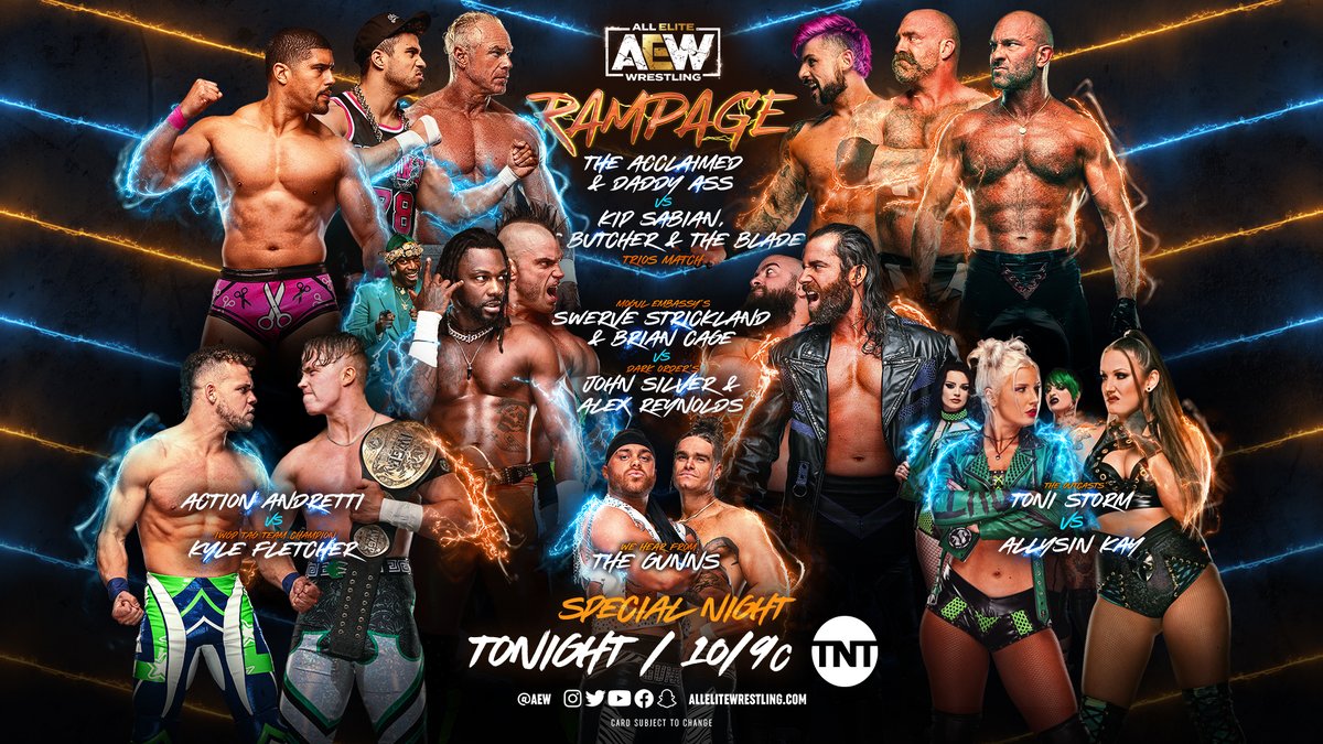 AEW Rampage live results: The Acclaimed & Billy Gunn in trios action