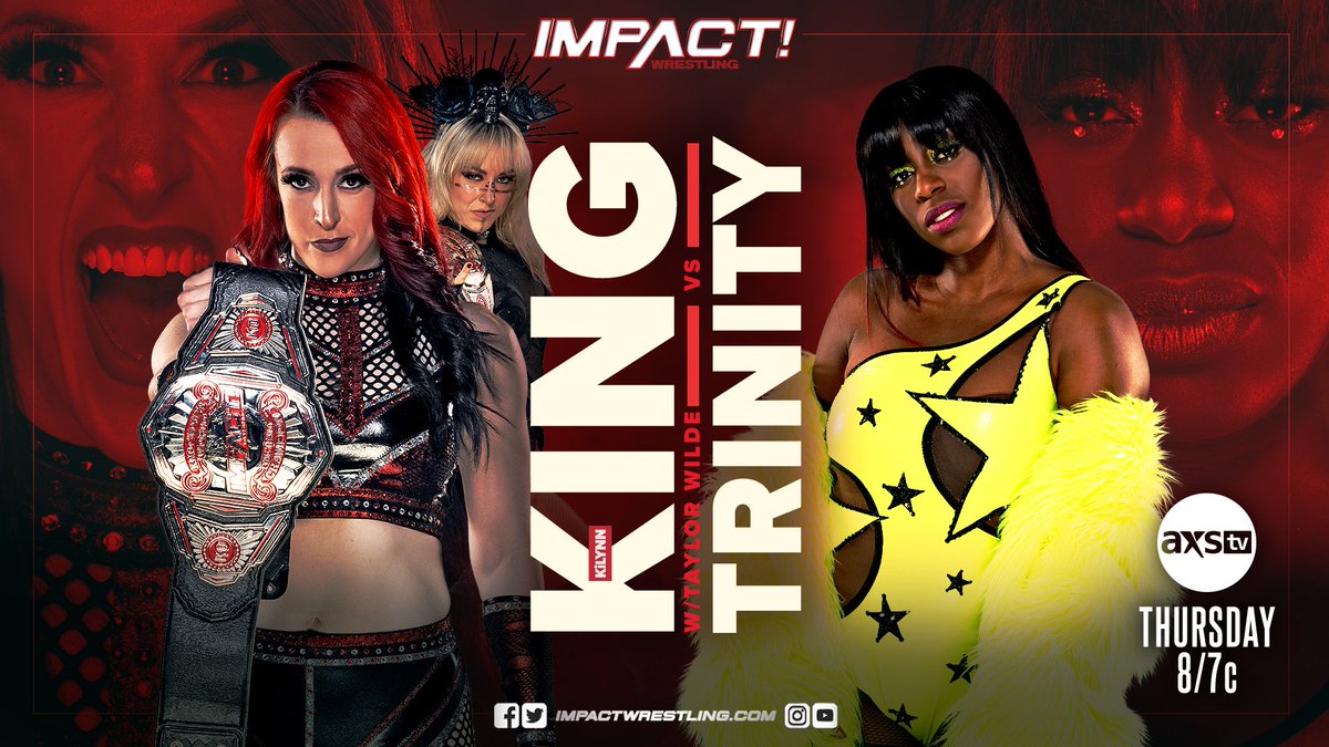Trinity’s Impact Wrestling in-ring debut set for Thursday