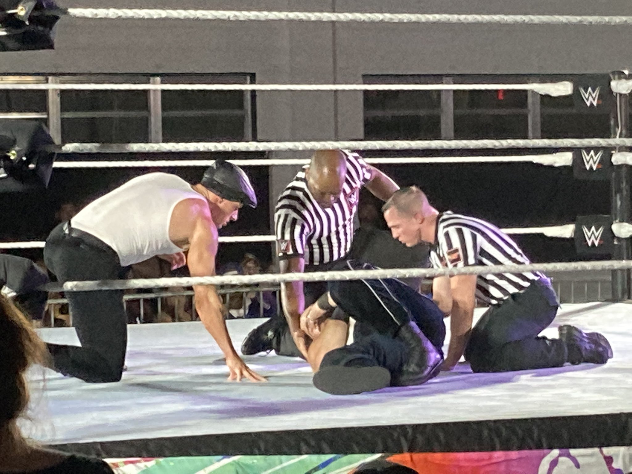Tony D’Angelo suffers possible injury at WWE NXT house show