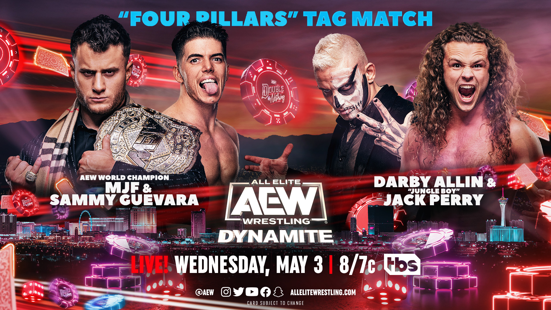 AEW Dynamite live results: Four Pillars tag team match