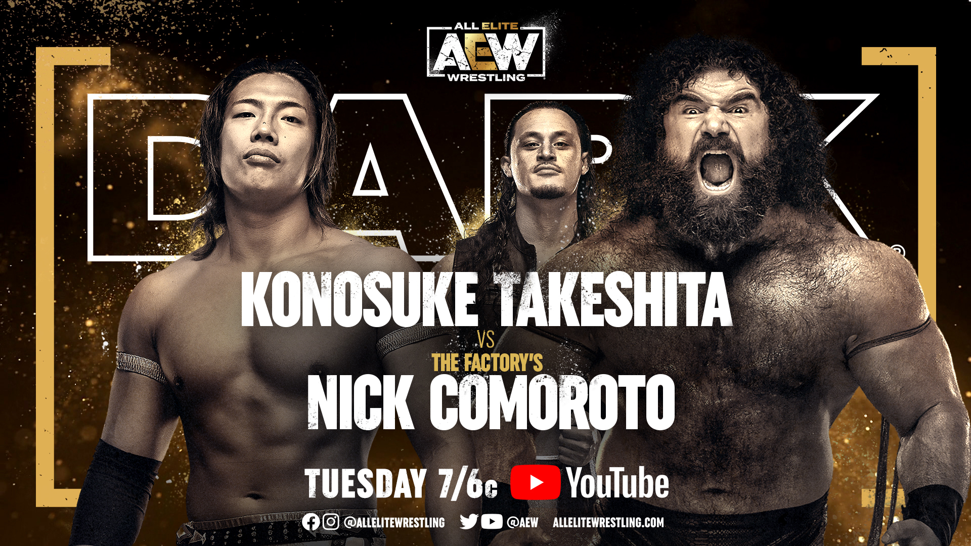 AEW Dark results: Konosuke Takeshita vs. Nick Comoroto, Ethan Page vs. Kazarian