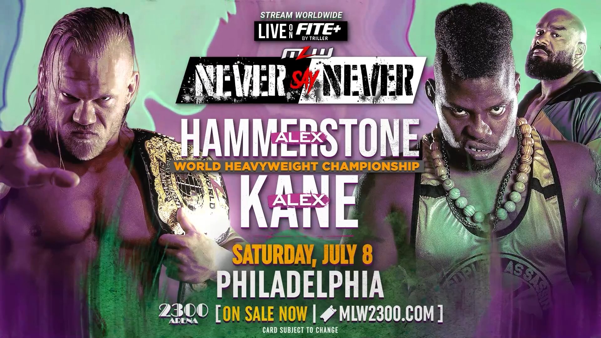 Hammerstone vs. Alex Kane title match set for MLW Never Say Never