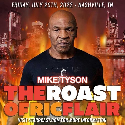 Mike Tyson off The Roast of Ric Flair due to ‘unforeseen circumstances’