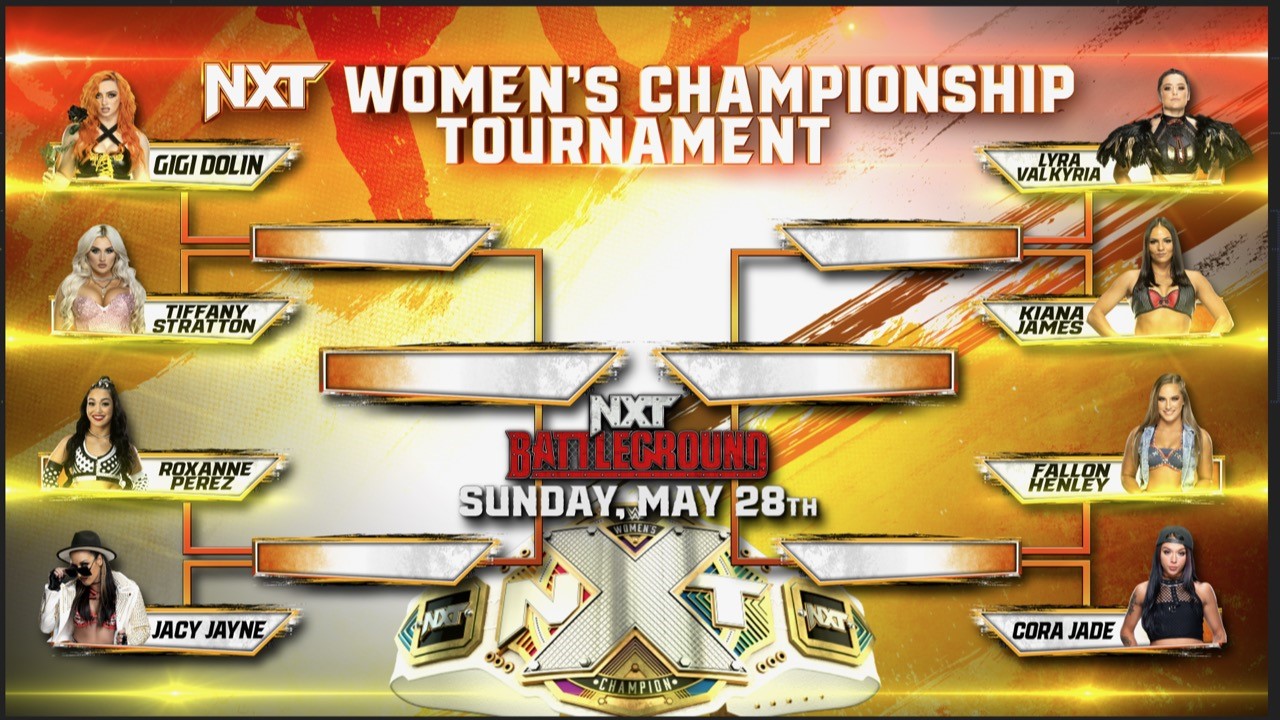 WWE reveals bracket for NXT Women’s title tournament
