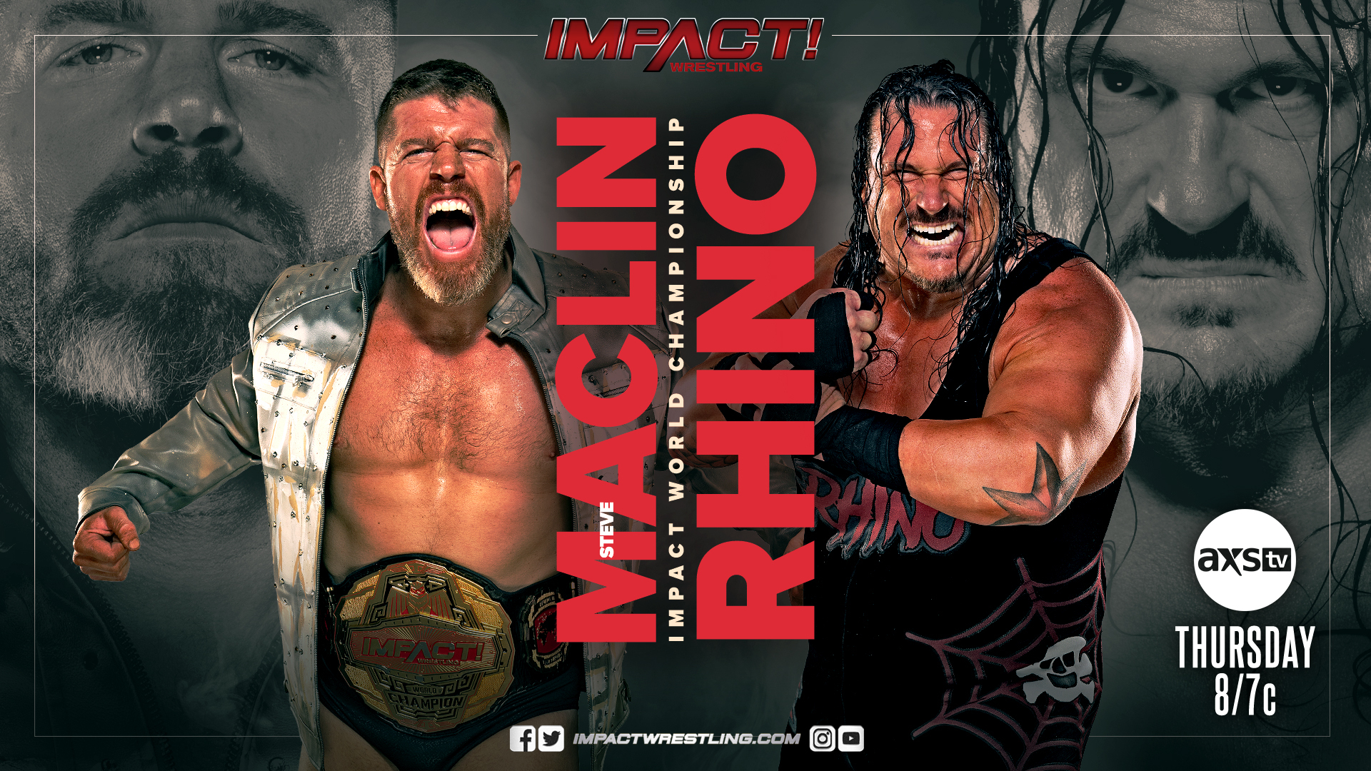 Impact Wrestling live results: Steve Maclin vs. Rhino World title match