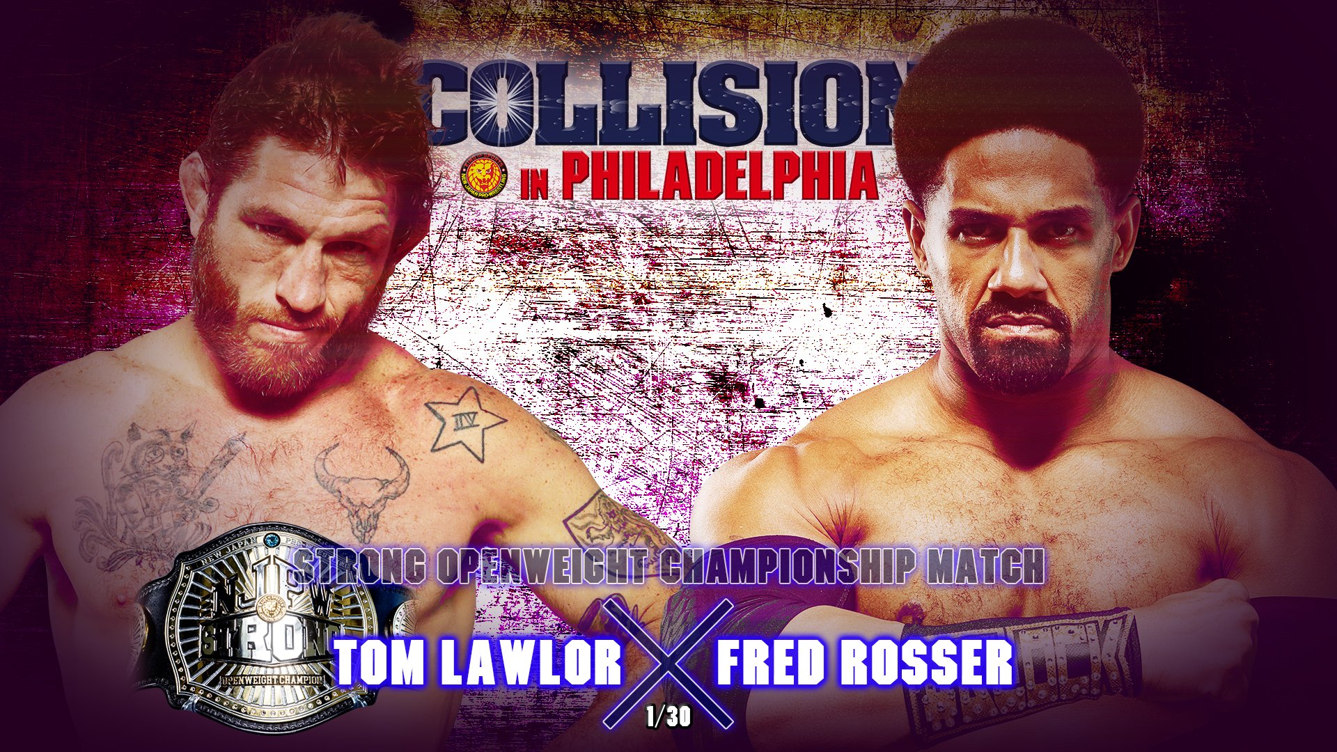 Openweight title match headlining this week’s NJPW Strong