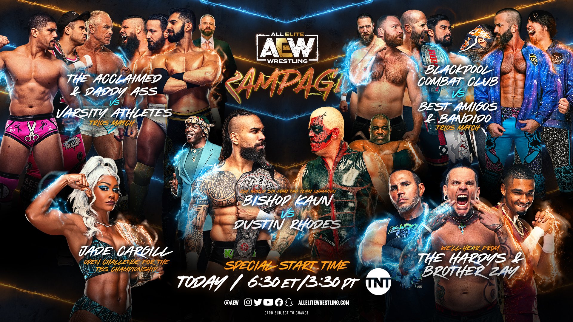 AEW Rampage live results: Blackpool Combat Club vs. Best Friends & Bandido