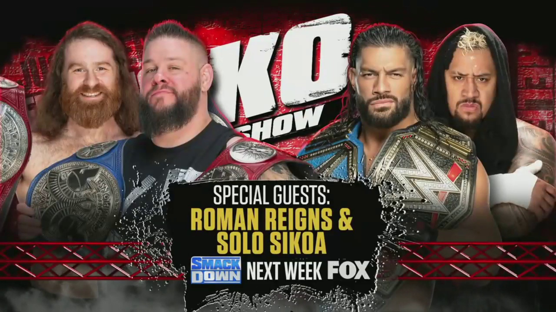 KO Show, US title match set for next week’s WWE SmackDown