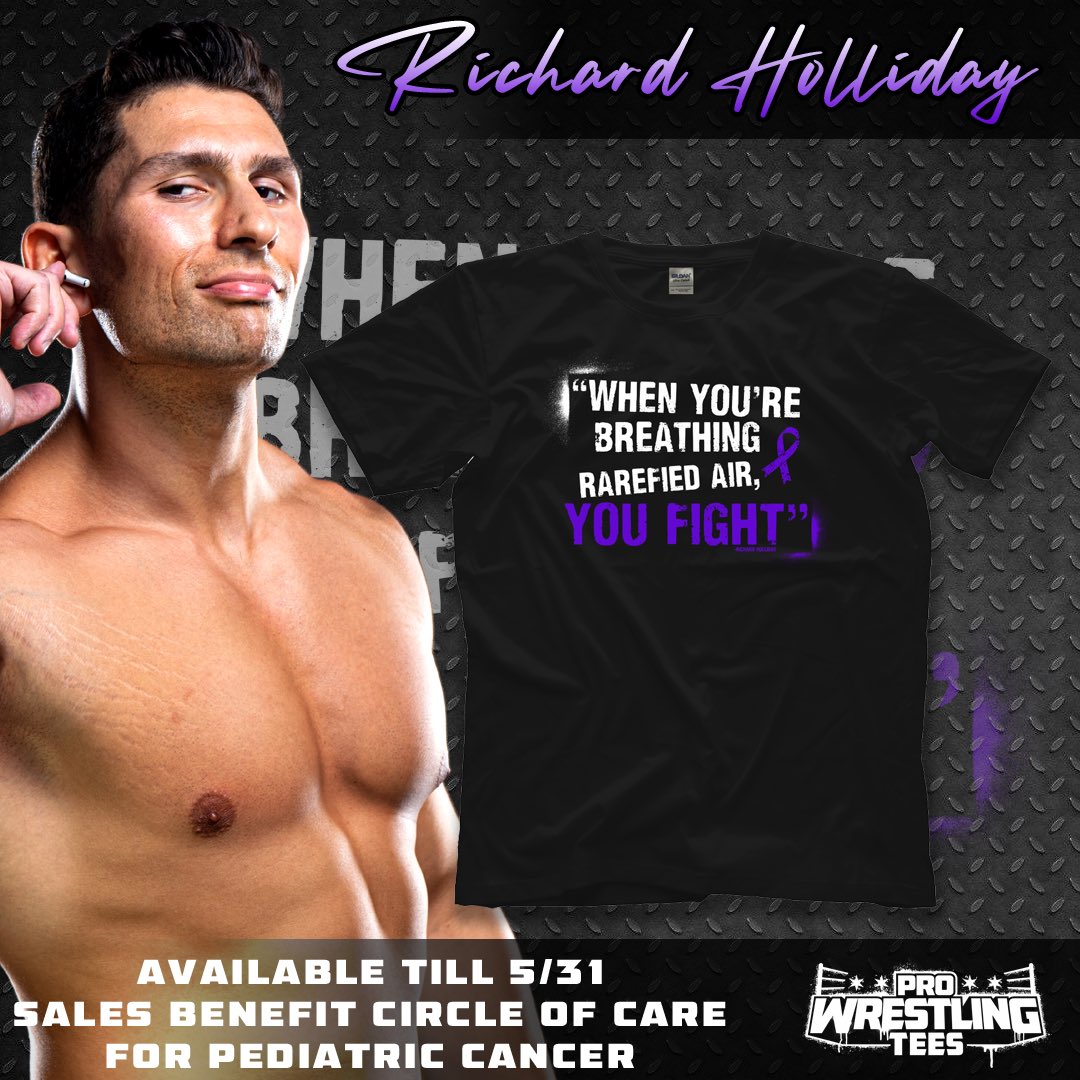 Richard Holliday releases T-shirt to benefit pediatric cancer charity