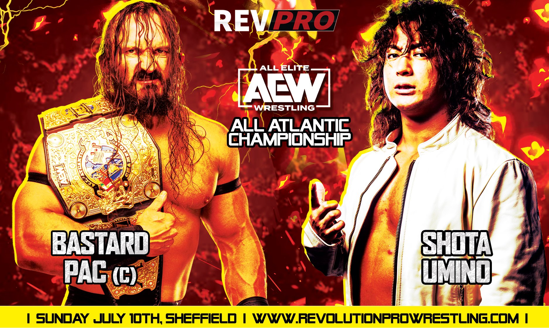 PAC to make first AEW All-Atlantic title defense for RevPro