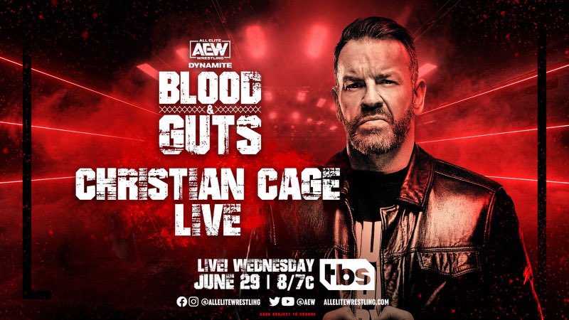 Christian Cage to appear on AEW Dynamite Blood & Guts