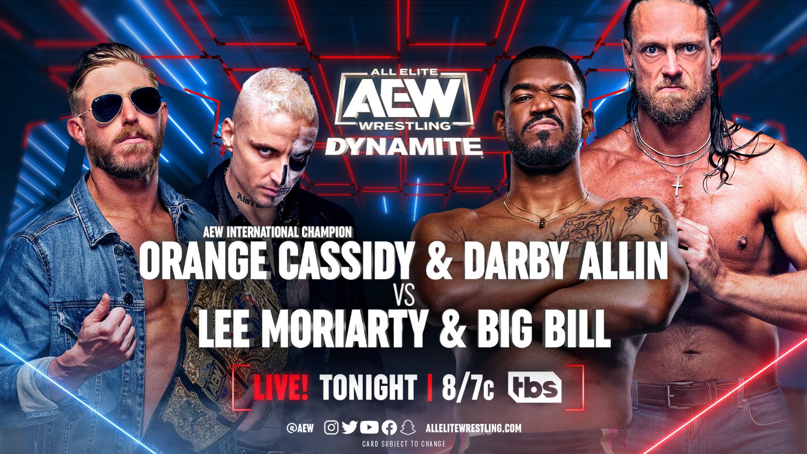Orange Cassidy & Darby Allin vs. Big Bill & Lee Moriarty set for AEW Dynamite