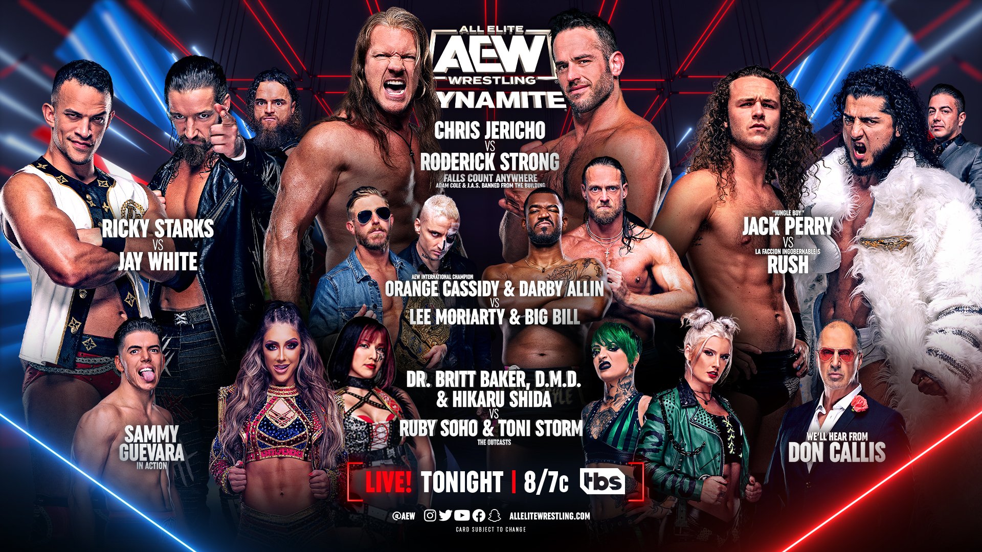 AEW Dynamite live results: Chris Jericho vs. Roderick Strong