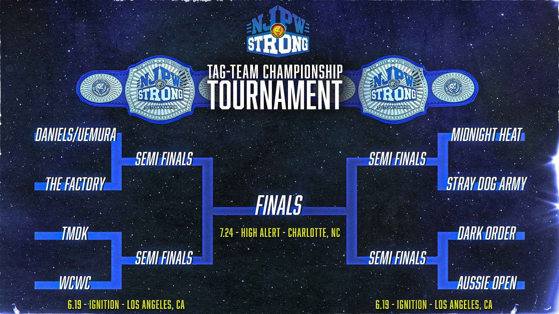 Tag Team title tournament kicks off on this week’s NJPW Strong