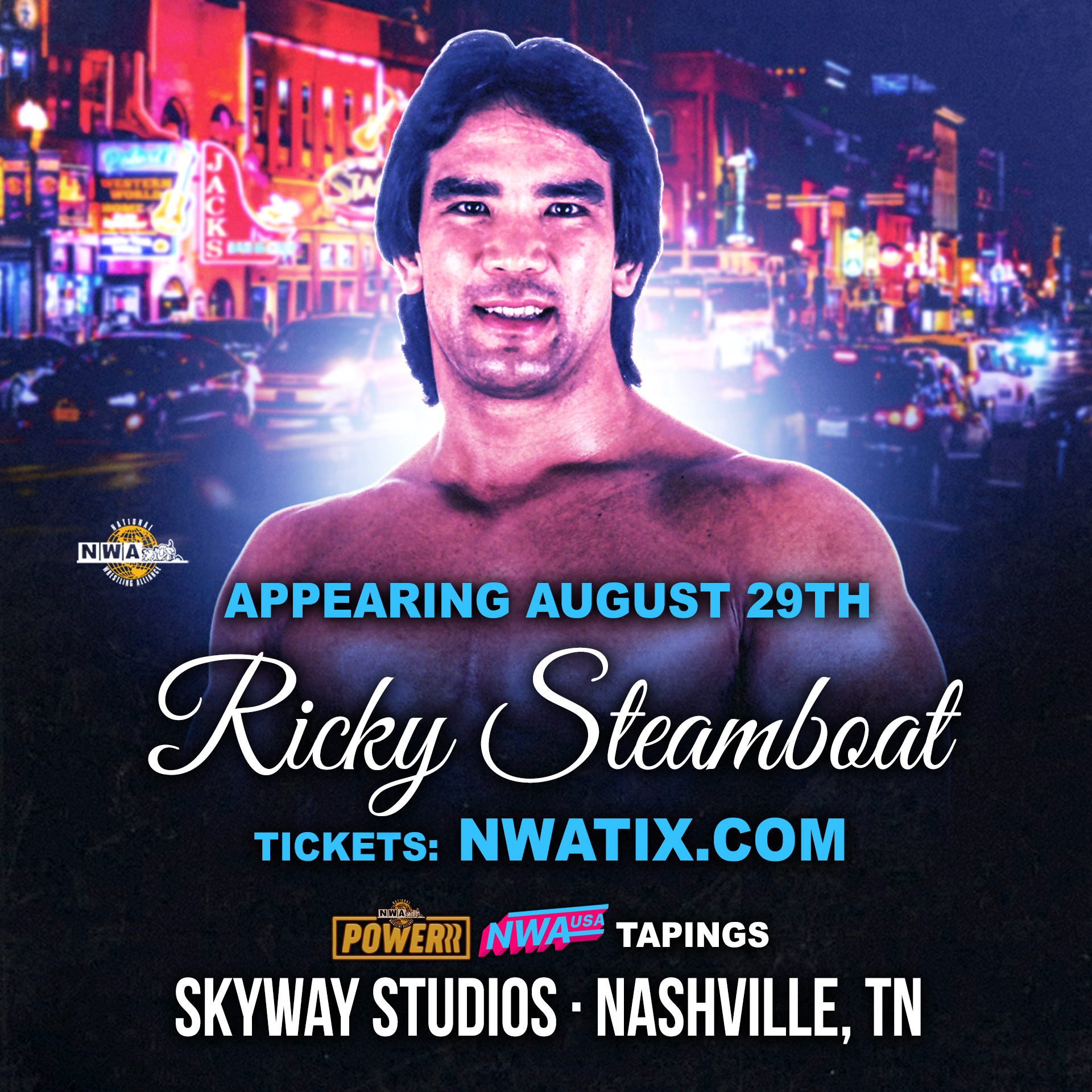 Ricky Steamboat announced for NWA TV taping