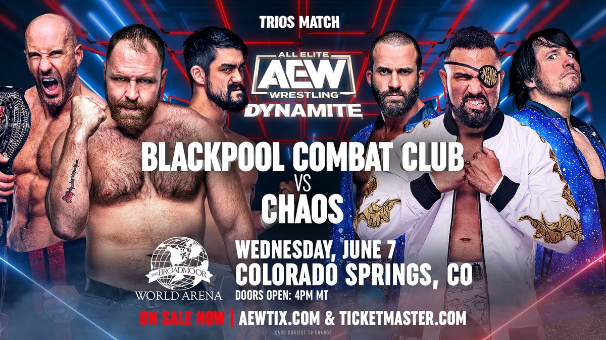 Blackpool Combat Club vs. CHAOS set for AEW Dynamite