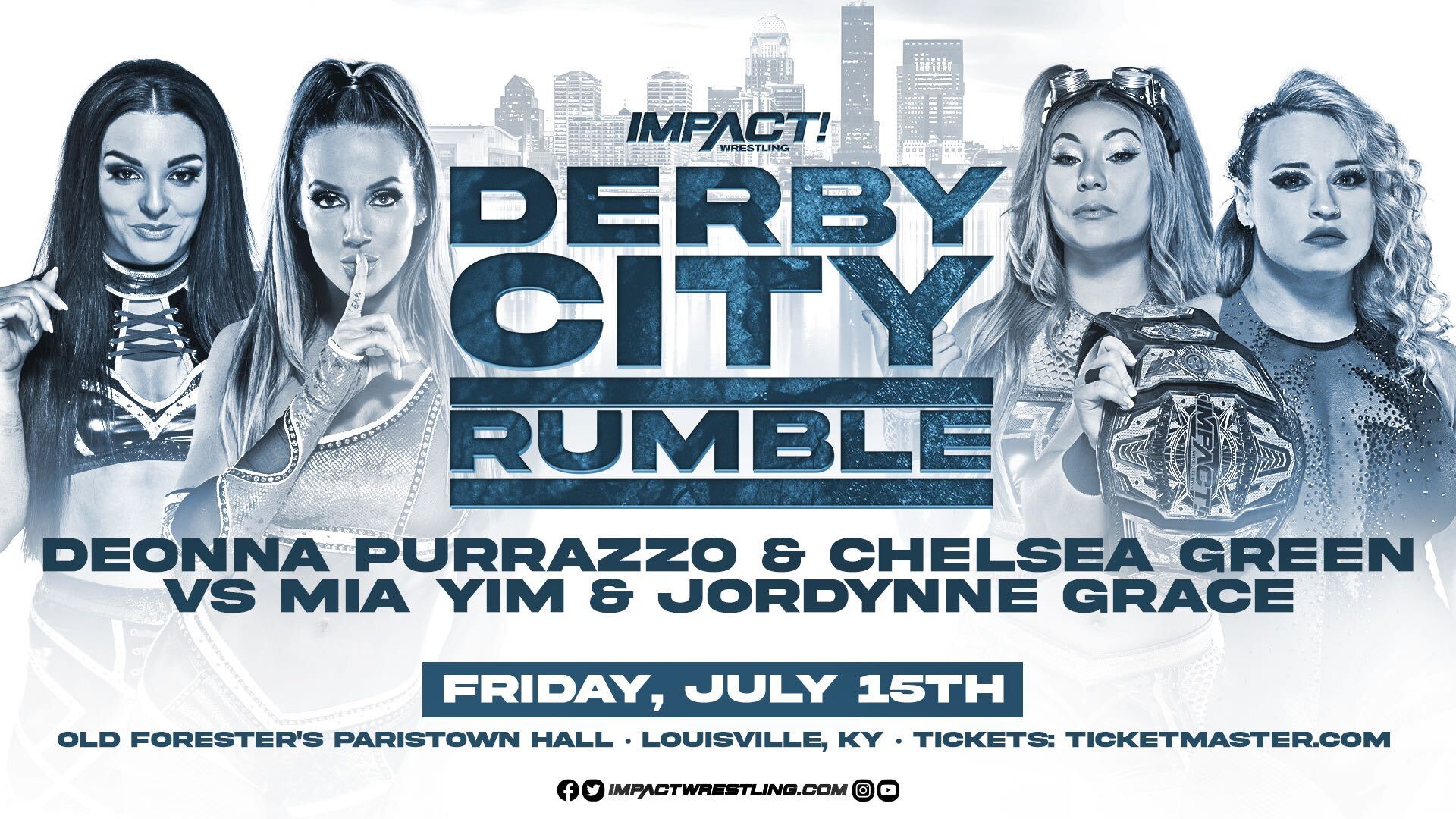 Three new matches announced for Impact Derby City Rumble tapings