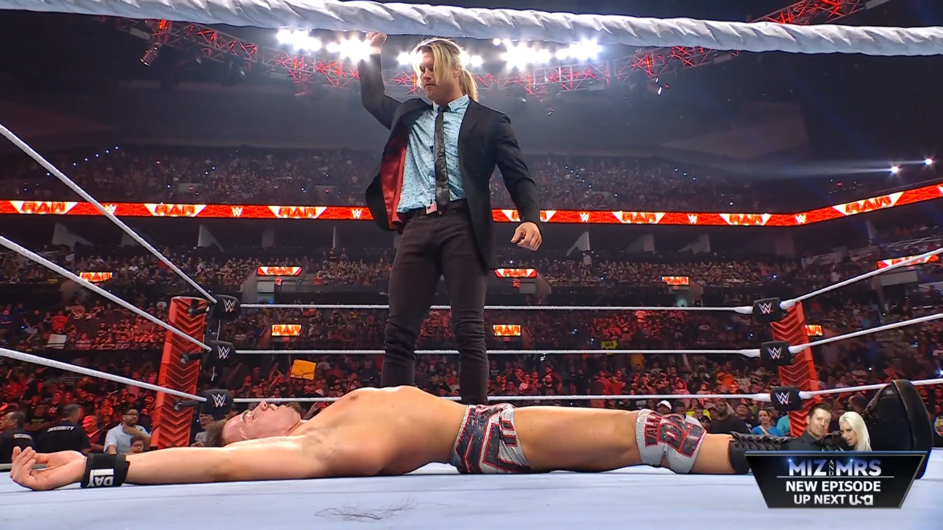 Dolph Ziggler attacks Theory on WWE Raw