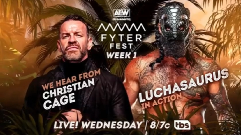 Christian promo, two new matches added to AEW Fyter Fest week one