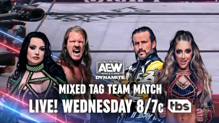 Jericho & Saraya vs. Cole & Baker mixed tag set for AEW Dynamite