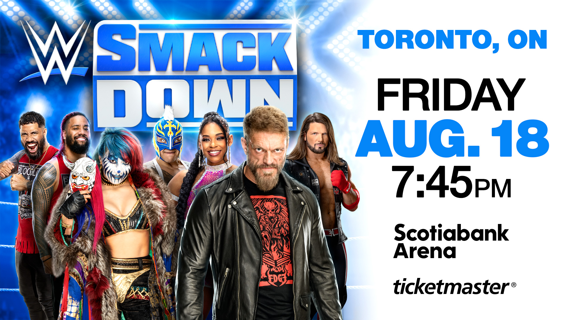Edge advertised for August WWE SmackDown in Toronto