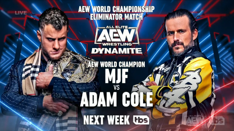 World title eliminator match announced for next AEW Dynamite
